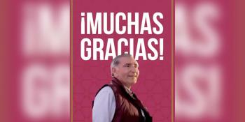 "Amor con amor se paga", agradece Adán Augusto felicitaciones por su cumpleaños