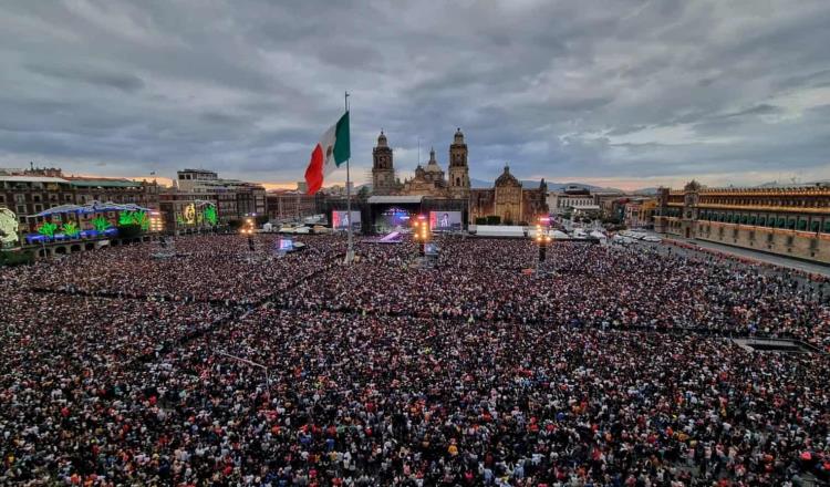 Grupo Firme enloquece a CDMX: reúne a 280 mil personas en el Zócalo