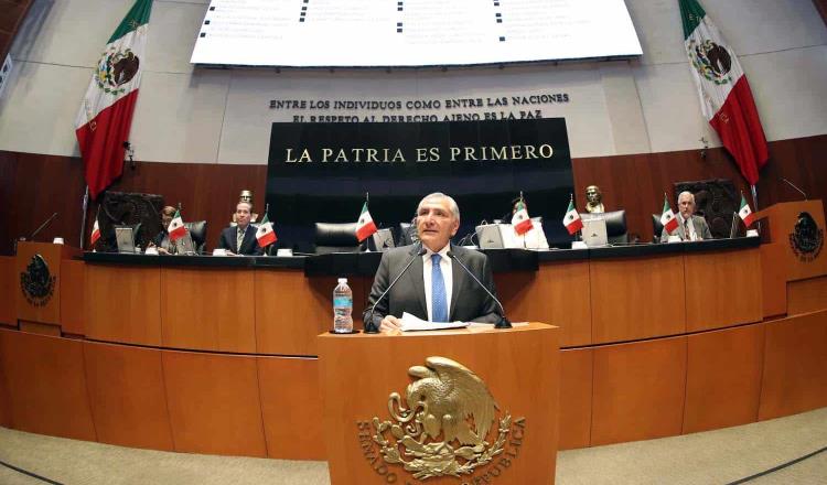 Adán Augusto ofrece apertura a senadores para construir gobernabilidad del país