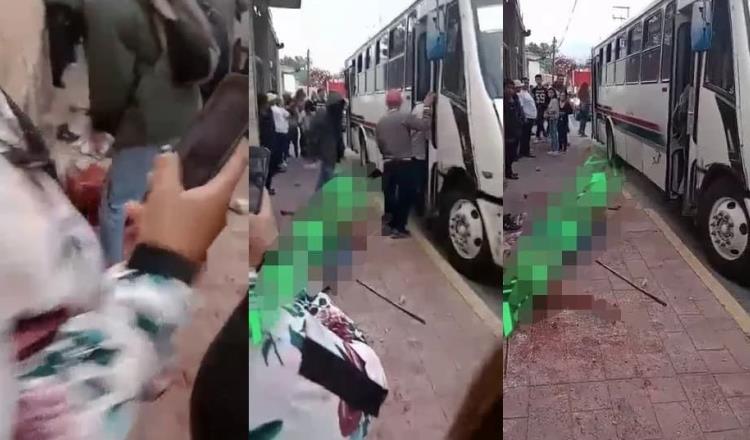 [VIDEO] Linchan a 2 presuntos ladrones de transporte público en Ecatepec, Edomex