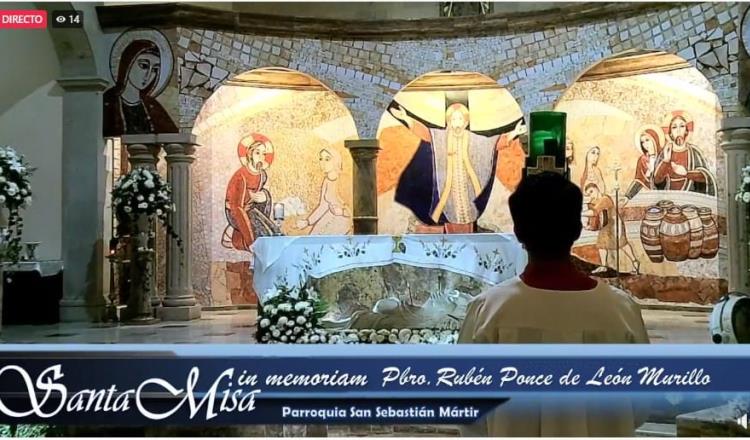 Realizan misa por 1er aniversario luctuoso del padre Rubén Ponce de León