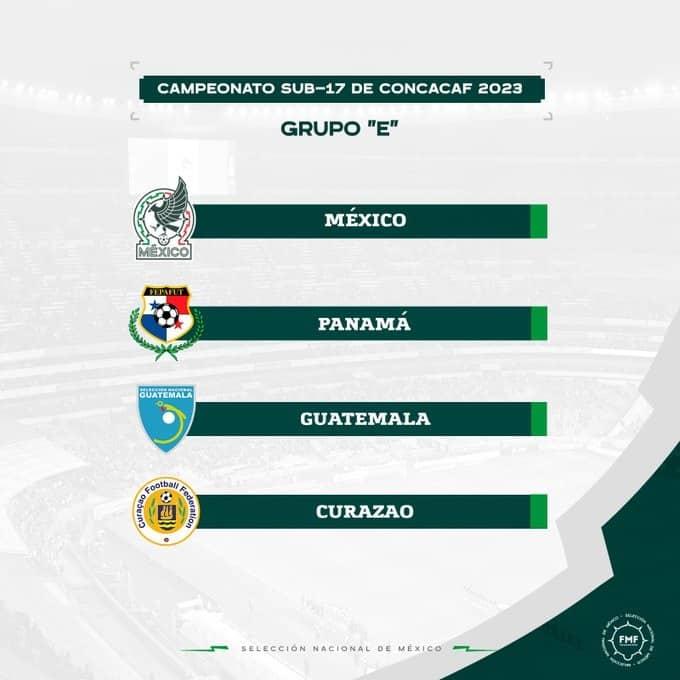 Definen grupo que enfrentará la Selección Sub-17 en campeonato de la Concacaf