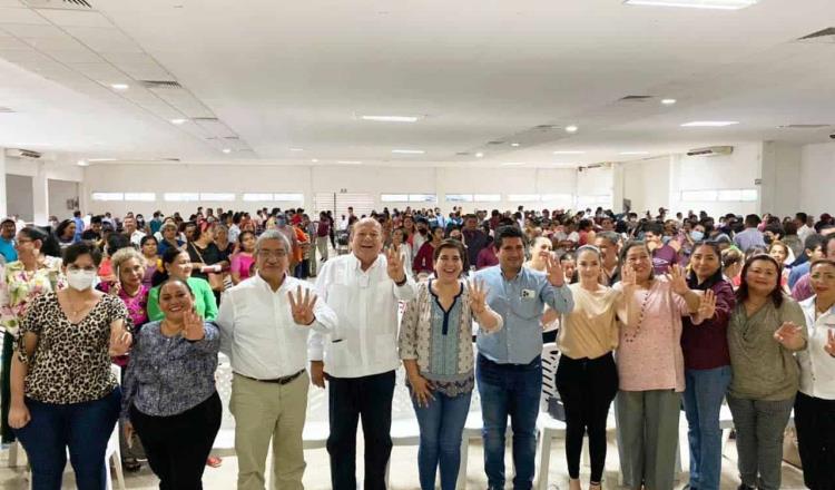 Desde Jalapa, exhorta Tey Mollinedo a morenistas a defender elección de 2024