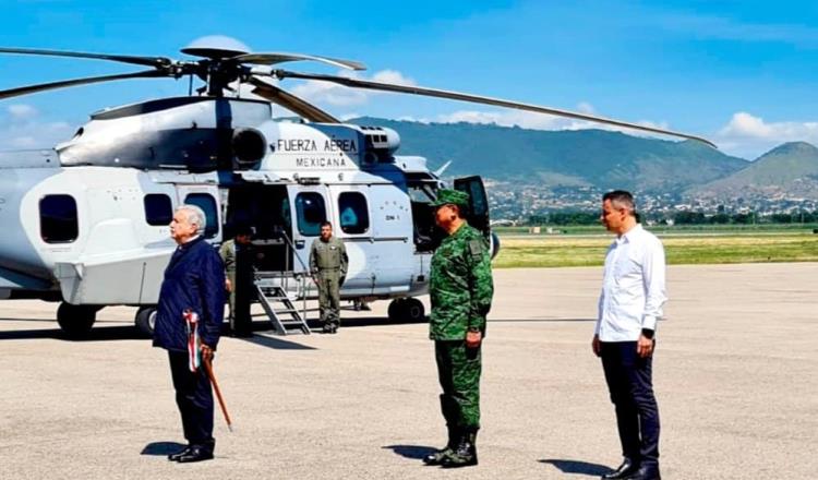 Visita AMLO Oaxaca; realizará gira de fin de semana