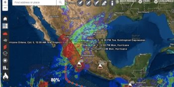 Llega ´Orlene´ a costas de Sinaloa como huracán categoría 1