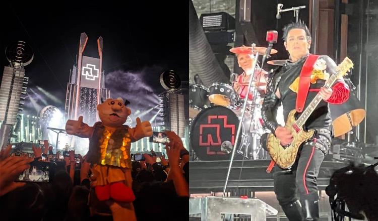 El Dr. Simi llegó al primer concierto de Rammstein; la banda metalera triunfa en el Foro Sol