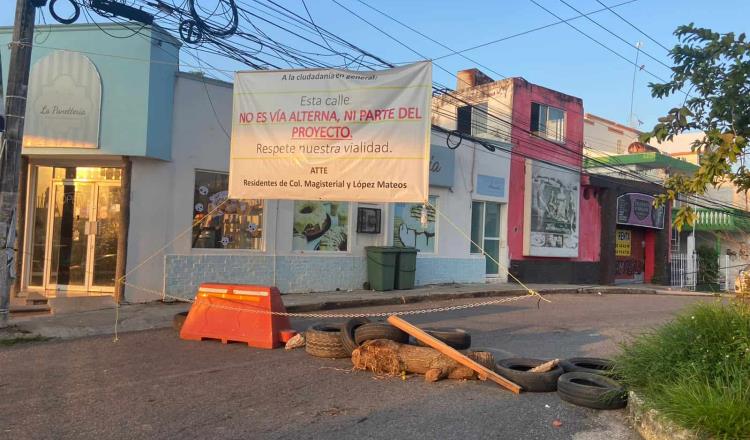 Cumple 10 días bloqueo en colonia Magisterial; tráfico ahorca avenida Universidad