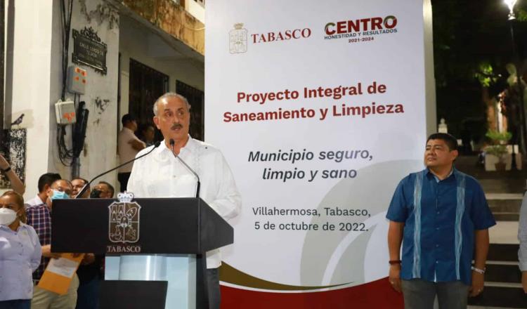 Anuncia gobernador que Centro Histórico de Villahermosa será considerado como “Barrio Mágico”