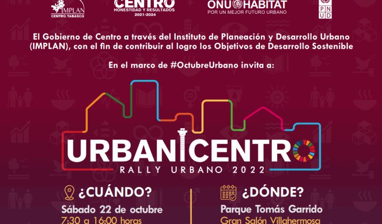 Convoca Ayuntamiento al rally “UrbaniCentro” 2022