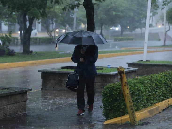 Inicio de semana lluvioso se espera para Tabasco con precipitaciones de fuertes a muy fuertes
