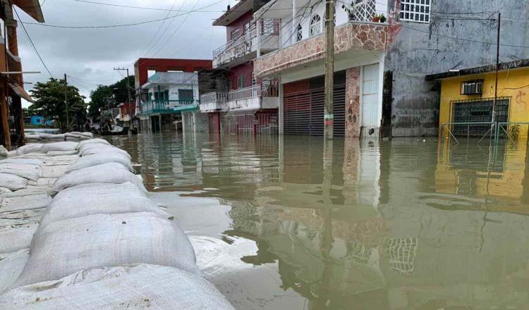 Alerta PC Macuspana a habitantes de El Castaño por ciclón tropical; les pide “levantar sus cosas”