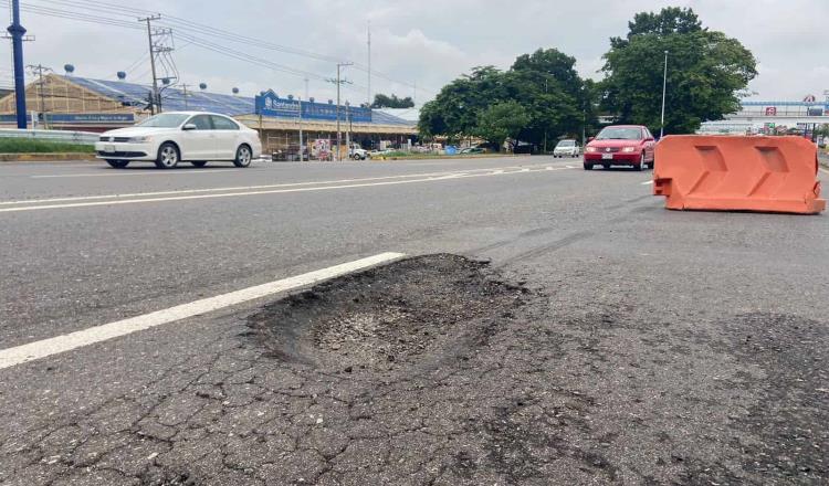 “Indignante” que ciudadanos sufran por baches en Villahermosa: PRI en el Congreso