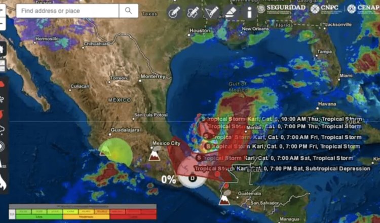 ¡SE VIENE EL AGUA! ‘Karl’ traería a Tabasco lluvias torrenciales extraordinarias 