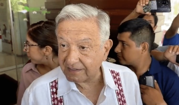“Vamos a rescatar al sur de Quintana Roo”, asegura Obrador durante gira de supervisión del Tren Maya