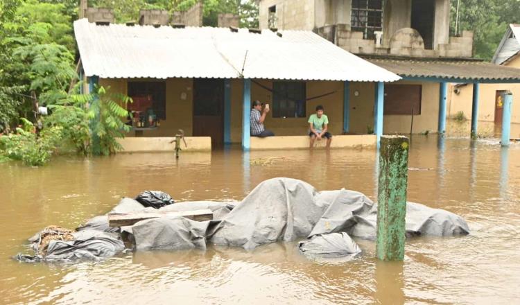 ¡Emergencia en Huimanguillo! Desborda río Cumuapa e inunda a familias