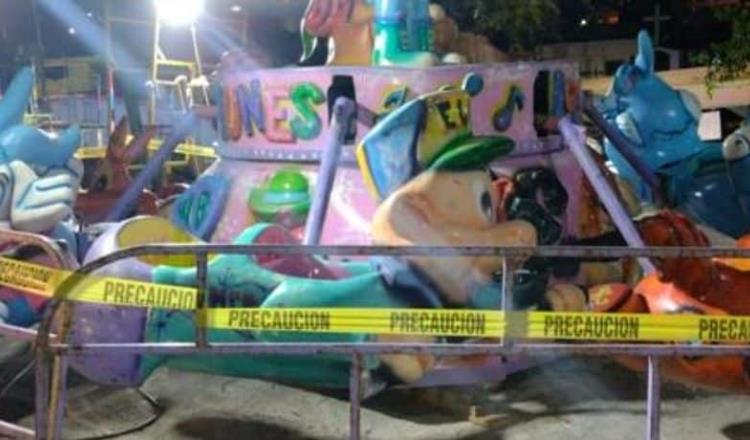 Falla juego mecánico en Monterrey deja 3 heridos