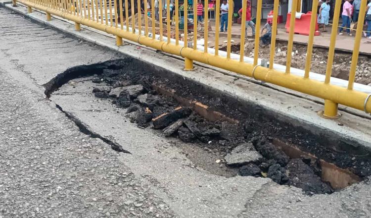 Hundimientos del puente Grijalva I no fueron ocasionados por socavón de Ruiz Cortines: Osuna