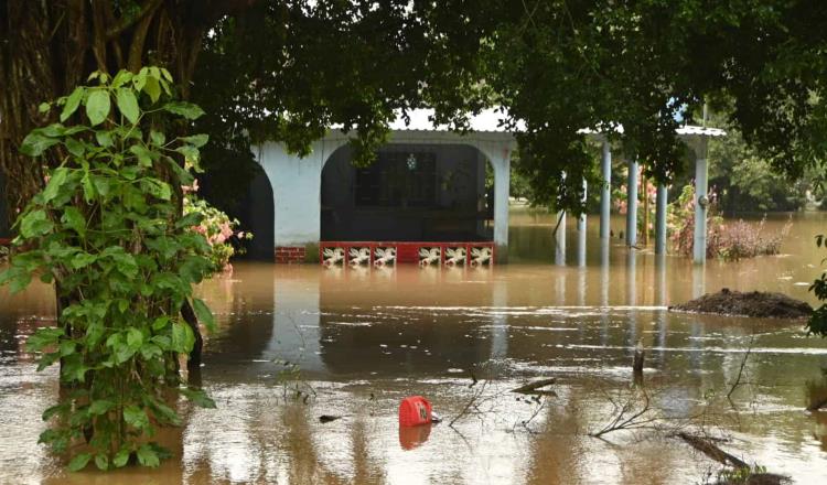 Obliga río Cumuapa a evacuar a 150 familias en Huimanguillo