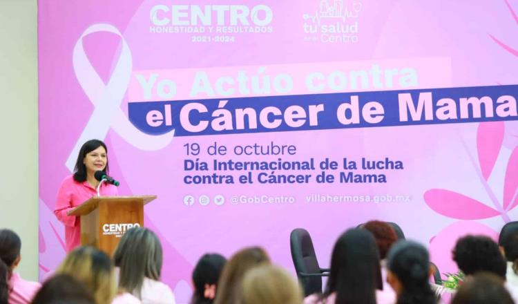 Campaña de detección de cáncer de mama con unidad móvil, da inicio en Centro