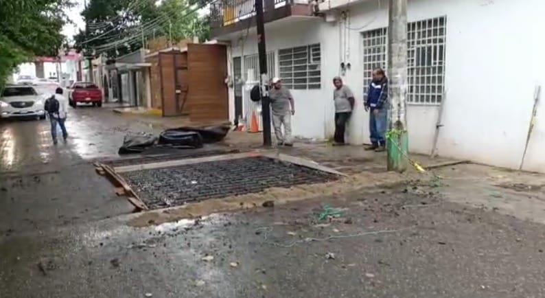 Inicia Sotop construcción de reductores de velocidad en la Magisterial; calle Sindicato de Salubridad será ruta alterna durante la 5ta etapa