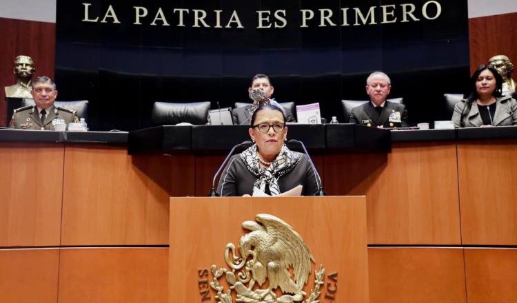 Comparecemos cuantas veces sea necesario: Rosa Icela Rodríguez ante el Senado