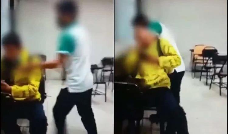 [VIDEO] ¿Cuántos más? Captan agresión contra estudiante de Conalep en Nuevo León