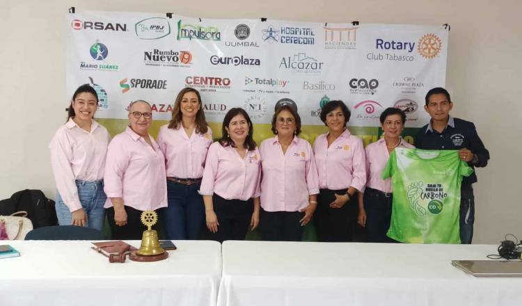 Invitan a carrera del Club Rotary de Tabasco