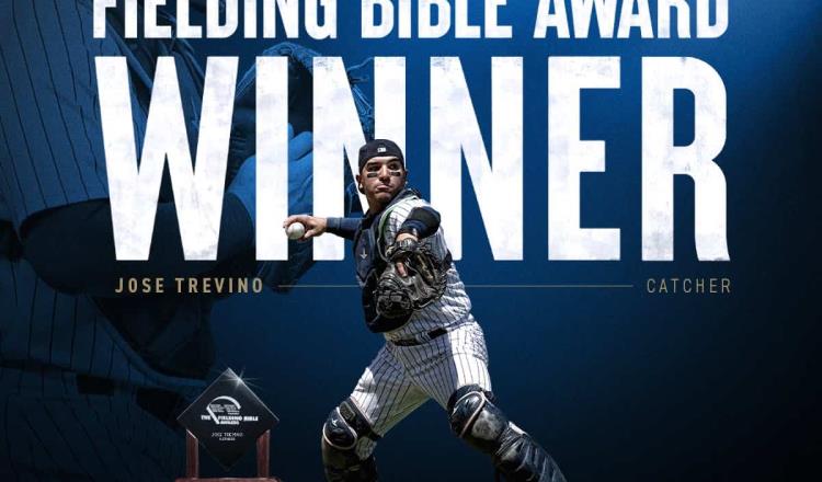 Jose Treviño, galardonado cómo el mejor catcher