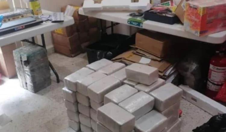 Aseguran en Chiapas más de 2 toneladas de cocaína
