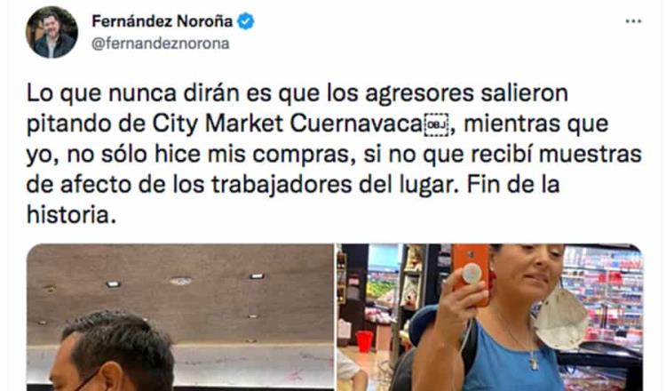 Defiende AMLO a Noroña tras polémica en redes por comprar en una tienda ‘fifí’