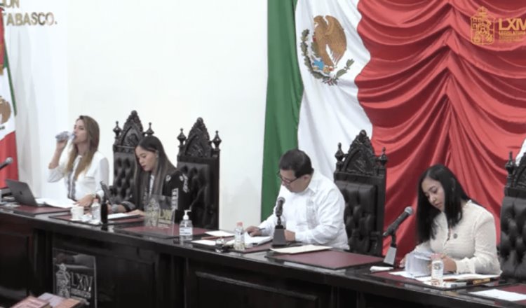 Recibe Congreso de Tabasco, resto de leyes de ingreso de los municipios y pasan a revisión