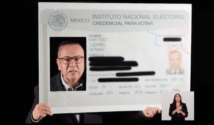 Con reforma electoral, buscan falsificar credencial de elector: Germán Martínez