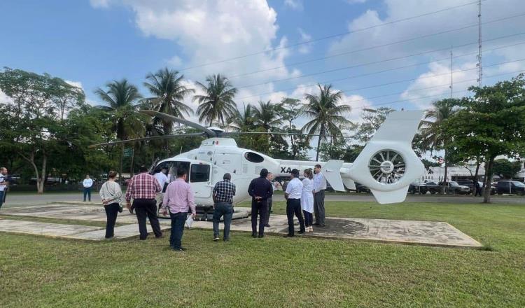 Antes de donar helicóptero a Gobierno de Tabasco, Cotemar recibió contrato multimillonario de Pemex: Granier