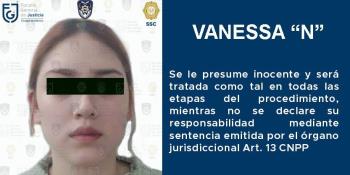 Vinculan a proceso a Vanessa N por feminicidio de Ariadna Fernanda