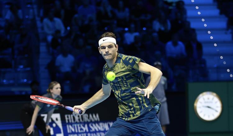 Sorprende Taylor Fritz a Rafa Nadal al derrotarlo en las Finales del ATP, en Turín