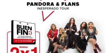 Pandora y Flans se unen al Buen Fin con boletos al 2x1 para concierto en Villahermosa