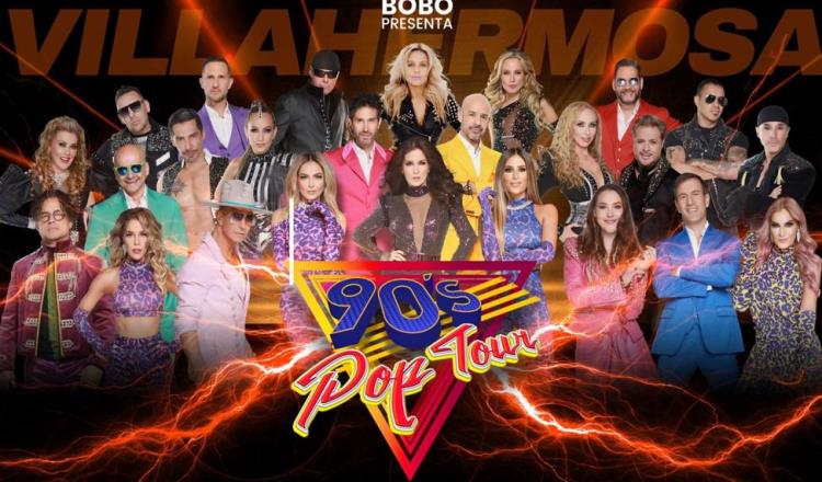 90’s Pop Tour con Buen Fin en Villahermosa; ofrecen 3 y 6 meses sin intereses en compras con tarjetas participantes