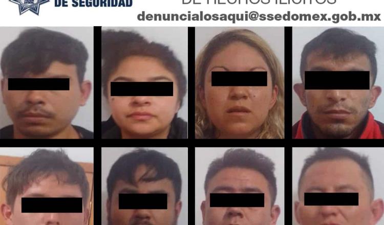 Por colocar “narco mantas” en Edomex, detienen a 8 presuntos integrantes de la Familia Michoacana