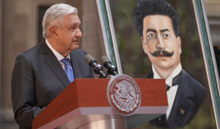 Ricardo Flores Magón era fiel a sus ideas, destaca AMLO en centenario luctuoso