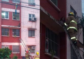 Mujer intenta quitarse la vida en Villa Las Fuentes, bomberos lo impiden