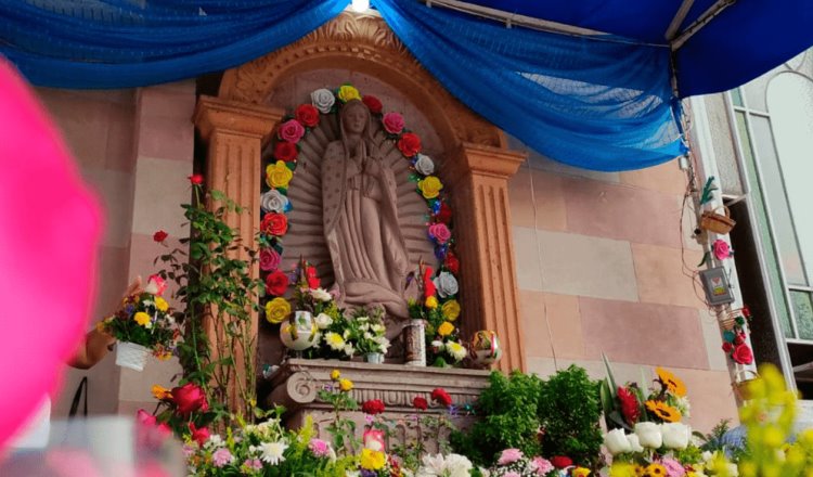 Celebraciones a la Virgen de Guadalupe son dedicadas a la unidad de las familias tabasqueñas