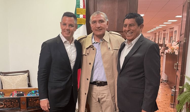 Revisa Adán Augusto entrega-recepción con Alejandro Murat y Salomón Jara