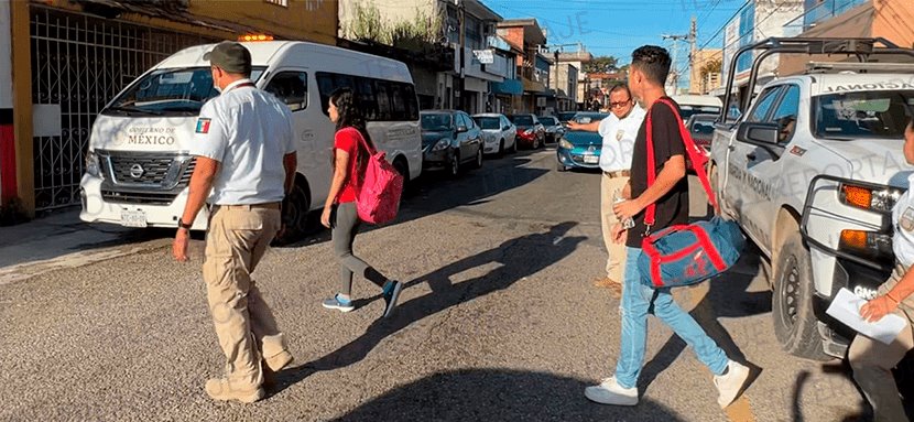 Aseguran a migrantes en hotel del Centro de Villahermosa