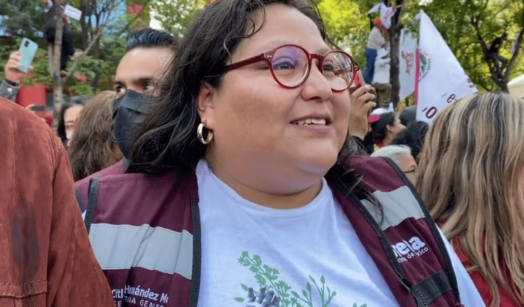 “Marcha del Pueblo”, supera movilización del desafuero: Citlalli Hernández