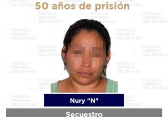 Después de 6 años, sentencian a mujer a 50 años de prisión por secuestro en Cárdenas