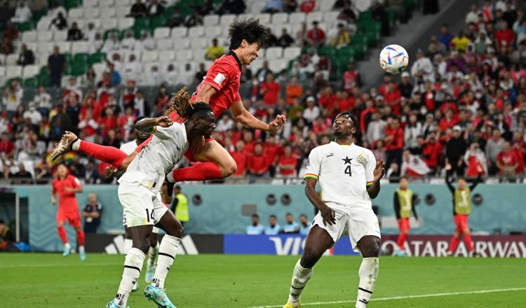 Corea del Sur, casi eliminada del Mundial; Ghana vence 3-2