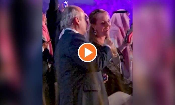 Captan a Felipe Calderón en fiesta nocturna en Arabia Saudita