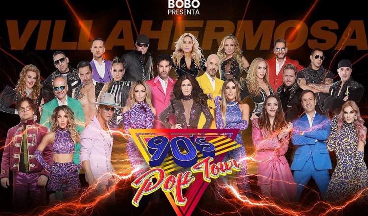 90’s Pop Tour dará último show del 2022 en Villahermosa; Chacho compró 200 boletos, ventila Alessandra