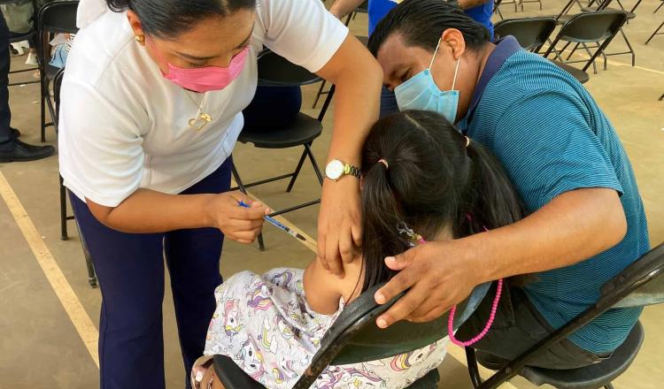 Abren jornada de vacunación anti-covid para niños de 5 a 11 años en el Maximiliano Dorantes