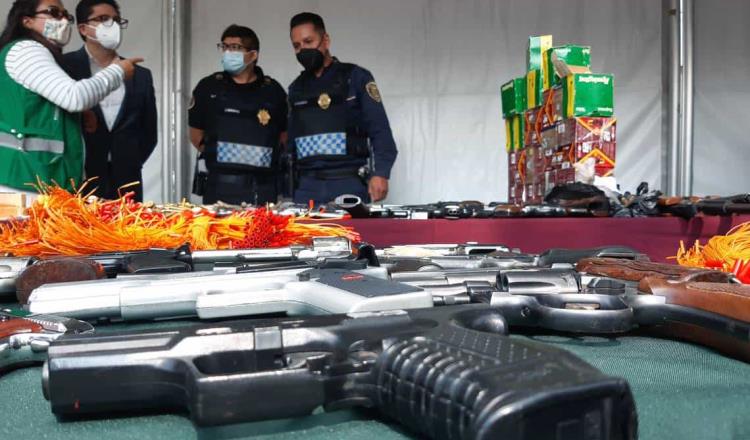 Pierden policías más de 25 mil armas de fuego oficiales; CDMX y Guerrero encabezan lista